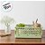 Cesta de Plástico Para Decoração - Verde - 17x11x6cm - 1 unidade - Rizzo - Imagem 5
