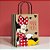 Sacola de Papel - Minnie Kraft Colors - P 21,5x15x8cm - Disney Original - 10 unidades - Cromus - Rizzo - Imagem 1