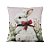 Capa para Almofada de Páscoa Premium - Coelho Branco Laço - Vermelho - 43x43cm - 1 unidade - Rizzo - Imagem 2