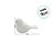 Passarinho Decorativo de Cerâmica - Branco - 7cm - 1 unidade - Rizzo - Imagem 4
