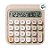Calculadora 12 Dígitos com Teclado Mecânico  - Caramelo - 14x13,5x3,2cm - 1 unidade - Deli - Rizzo - Imagem 4