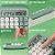 Calculadora 12 Dígitos com Teclado Mecânico  - Verde - 14x13,5x3,2cm - 1 unidade - Deli - Rizzo - Imagem 2