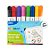 Kit Marcadores de Quadro Branco com 8 Cores - Ponta Bullet 0,4mm - 1 unidade - Deli - Rizzo - Imagem 5