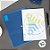 Pasta Documentos com Fecho de Botão A4 - Azul - 21x29,7cm - Pacote - 12 unidades - Deli - Rizzo - Imagem 3