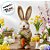 Enfeite Decorativo de Páscoa - Coelho com Cenoura - 15x33x11cm - 1 unidade - Cromus - Rizzo - Imagem 6