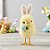 Enfeite Decorativo de Páscoa - Pintinho Amarelo com Orelha de Coelho - 12x30x14cm - 1 unidade - Cromus - Rizzo - Imagem 1