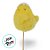 Pick Decorativo - Pintinho Amarelo com Casca - 27,5x7x7cm - 1 unidade - Cromus - Rizzo - Imagem 3