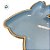 Bandeja Decorativa de Páscoa - Coelho Azul Bebê - 24cm  - 1 unidade - Só Boleiras - Rizzo - Imagem 3