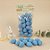 Ovinhos de Páscoa Decorativos Granulados Azul - 3cm  - 25 unidades - Rizzo - Imagem 1