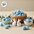 Ovinhos de Páscoa Decorativos Granulados Azul - 3cm  - 25 unidades - Rizzo - Imagem 4