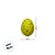 Ovinhos de Páscoa Decorativos Amarelo com Manchinhas - 3cm  - 25 unidades - Rizzo - Imagem 5