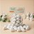 Ovinhos de Páscoa Decorativos Branco com Manchinhas - 3cm  - 25 unidades - Rizzo - Imagem 1