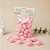 Ovinhos de Páscoa Decorativos Rosa com Glitter - 3cm  - 25 unidades - Rizzo - Imagem 1