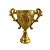 Enfeite Decorativo - Troféu - Ouro - 9x10cm - 10 unidades - Rizzo - Imagem 2