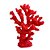 Enfeite Decorativo de Resina - Coral - Vermelho - 17,5x13,5cm - 1 unidade - Rizzo - Imagem 2