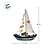 Enfeite Decorativo de Resina - Veleiro - Azul e Branco - 16x26cm - 1 unidade - Rizzo - Imagem 3