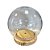 Cúpula Redonda de Vidro Decorativa - 11x11cm - 1 unidade - Rizzo - Imagem 2