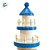 Enfeite Decorativo de Madeira - Farol - Azul e Branco - 37,5x12cm - 1 unidade - Rizzo - Imagem 4