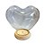 Cúpula Coração de Vidro Decorativa - 14x13,5cm - 1 unidade - Rizzo - Imagem 2