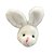 Enfeite Decorativo de Páscoa - Coelhinho Branco - 4x6cm - 5 unidades - Rizzo - Imagem 2