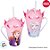 Caneca com Canudo e Tampa Coroa - Frozen - 360ml - Disney Original - 1 unidade - Plasútil - Rizzo - Imagem 2