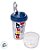 Mini Shakeira Mickey Mouse - Azul - 320ml - Disney Original - 1 unidade - Plasútil - Rizzo - Imagem 2