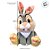 Pelúcia Tambor Big Feet - Bambi - 20cm - Disney Original - 1 unidade - Fun - Rizzo - Imagem 3