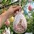 Ovo Decorativo de Páscoa para Pendurar - Rosa - 20cm  - 1 unidade - Rizzo - Imagem 1