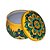 Lata De Metal Estampa De Mandala - Amarelo, Azul e Verde - 7x7x4cm - 130ml - 1 unidade - Rizzo - Imagem 2