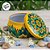 Lata De Metal Estampa De Mandala - Amarelo, Azul e Verde - 7x7x4cm - 130ml - 1 unidade - Rizzo - Imagem 4