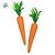 Cenouras Decorativas Lisa - 14cm - 2 unidades - Rizzo - Imagem 3