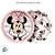Kit Copo e Prato de Papel - Minnie Mouse Rosa - 16 Itens - 1 unidade - Disney Original - Regina - Rizzo - Imagem 3