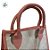Sacola Transparente PVC com Alça de Couro Rosa - 22x11x19cm - 1 unidade - Rizzo - Imagem 3