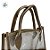 Sacola Transparente PVC com Alça de Couro Dourado - 22x11x19cm - 1 unidade - Rizzo - Imagem 3