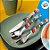Kit Colher, Faca e Garfo Infantil - Carros - 1 unidade - Disney Original - Rizzo - Imagem 6