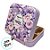 Mini Porta Jóias Portátil - Roxo - Minha Mãe é Uma Rainha - 9,5x4,5x9,5cm - 1 unidade - Rizzo - Imagem 2