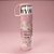 Garrafa Térmica Decorada - Rosa - Minha Mãe é Uma Rainha - 470ml - 1 unidade - Rizzo - Imagem 1