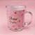 Caneca de Vidro Transparente - Rosa - Amor da Minha Vida - 320ml - 1 unidade - Rizzo - Imagem 1