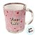 Caneca de Vidro Transparente - Rosa - Amor da Minha Vida - 320ml - 1 unidade - Rizzo - Imagem 2