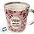 Caneca de Vidro Transparente - Rosa e Flores - Mãe Amor Eterno - 320ml - 1 unidade - Rizzo - Imagem 2