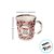 Caneca de Vidro Transparente - Rosa e Flores - Mãe Amor Eterno - 320ml - 1 unidade - Rizzo - Imagem 3