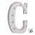Luminoso Letra "C" com LED Amarelo - 21,5x13cm - 1 unidade - Rizzo - Imagem 4