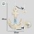 Enfeite Decorativo Para Pendurar - Âncora - Bege - 40x23cm - 1 unidade - Rizzo - Imagem 3