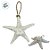 Enfeite Decorativo Para Pendurar - Estrela do Mar - Branco - 17cmx17cm - 1 unidade - Rizzo - Imagem 2