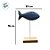 Enfeite Decorativo - Escultura de Peixe - Azul - 23x16cm - 1 unidade - Rizzo - Imagem 3