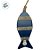 Enfeite Decorativo Para Pendurar - Peixe - Azul Escuro - 23,5x7cm - 1 unidade - Rizzo - Imagem 2