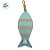 Enfeite Decorativo Para Pendurar - Peixe - Azul Claro - 23,5x7cm - 1 unidade - Rizzo - Imagem 2