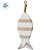 Enfeite Decorativo Para Pendurar - Peixe - Branco - 23,5x7cm - 1 unidade - Rizzo - Imagem 2
