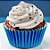 Mini Forminha Para Cupcake Impermeável - Azul Royal - 4,1x2,6cm - 45 unidades - Regina - Rizzo - Imagem 1