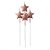 Vela Estrela Rose Gold - 13,5x3cm - 4 unidades - Rizzo - Imagem 2